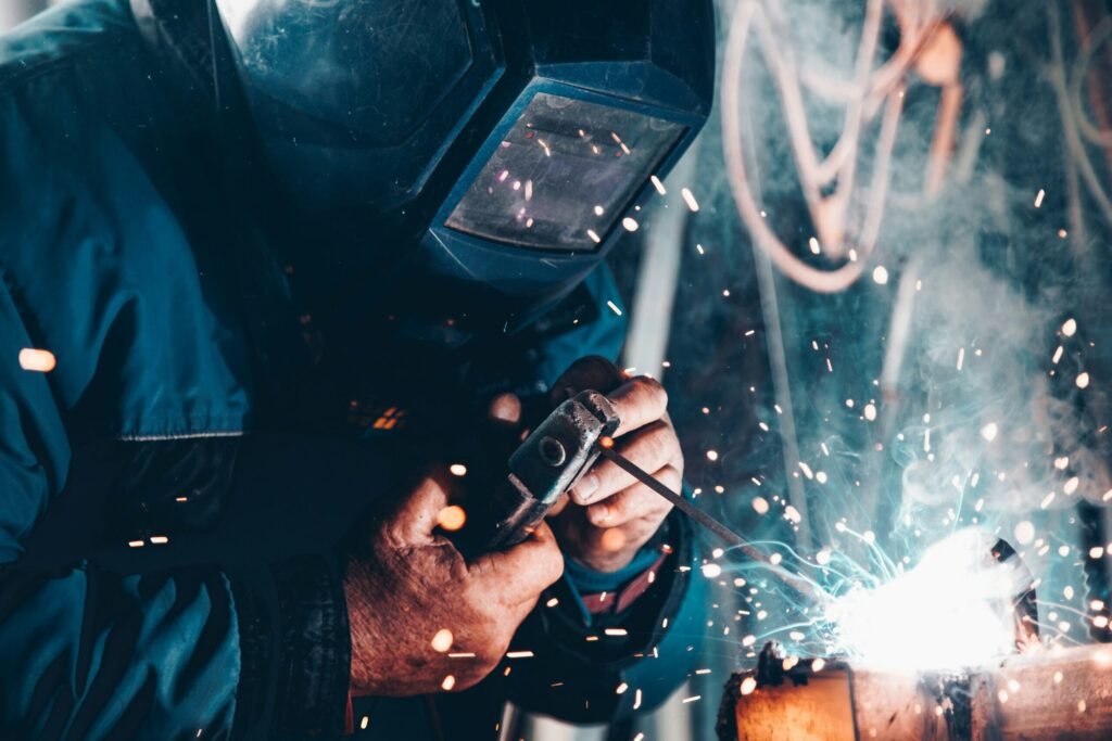 Large weldments industrial fabrication